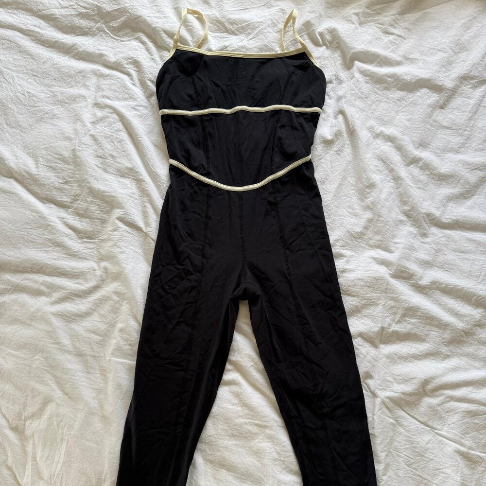 L*Space Active Black Ace Jumpsuit Size Small